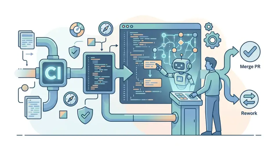 AI code review w CI - job na PR, nie ghost text (czerwiec 2024)